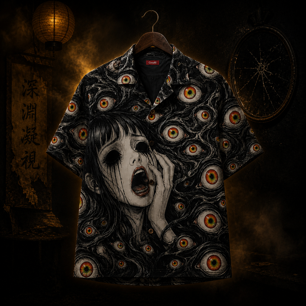 The Hollow — Japanese Horror Hawaiian Shirt