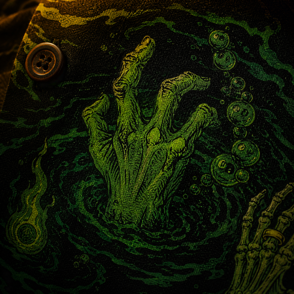 Bog Risen — Swamp Zombie Hawaiian Shirt