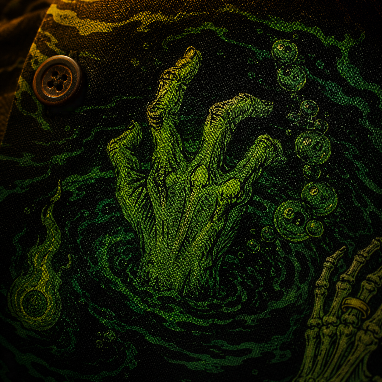 Bog Risen — Swamp Zombie Hawaiian Shirt