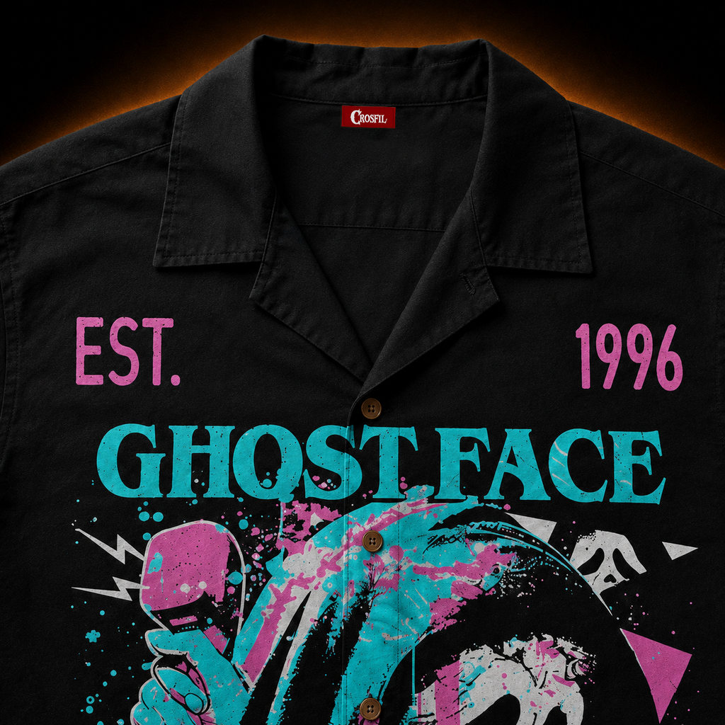 Scream '96 — Ghostface Slasher Hawaiian Shirt