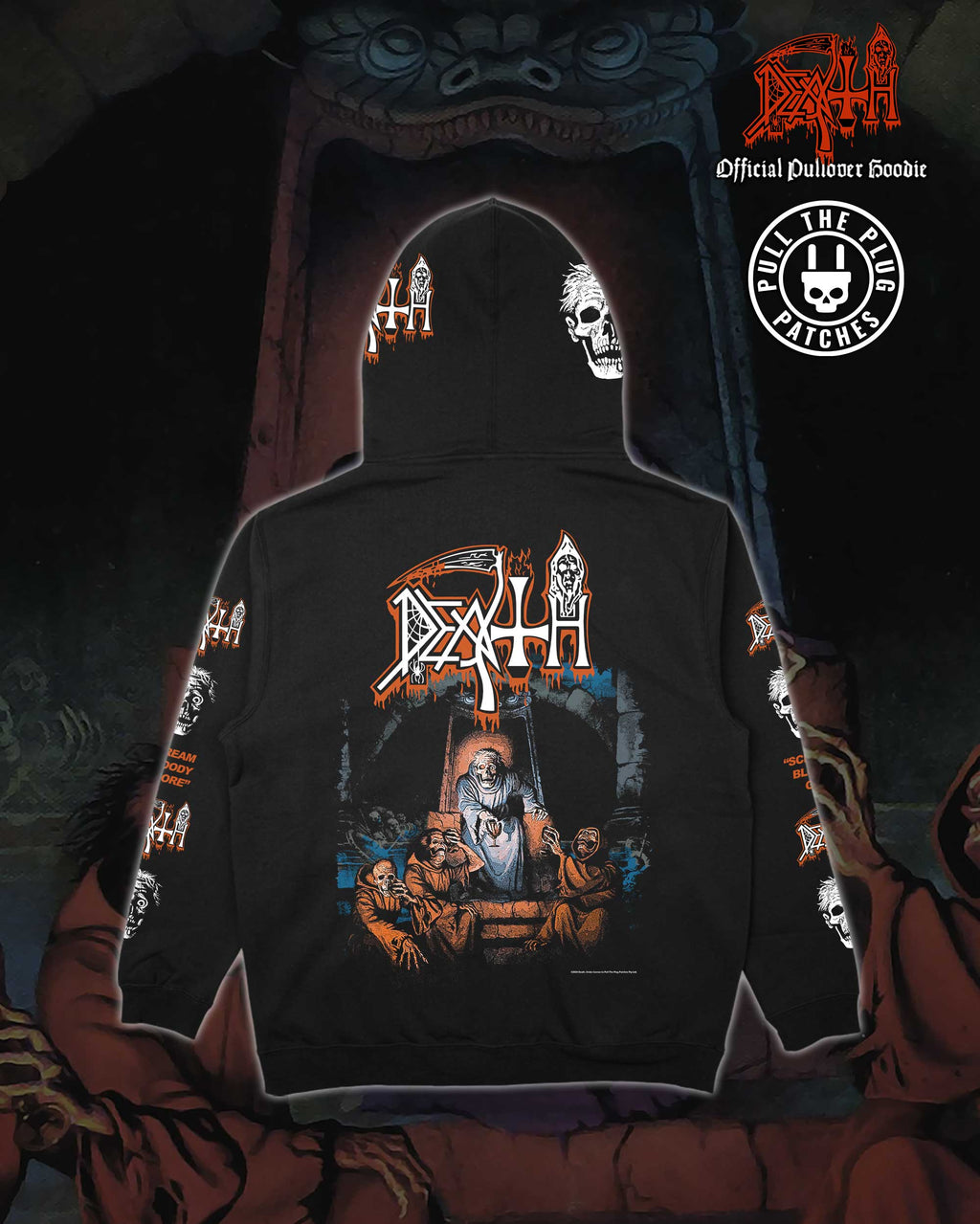 Death - Scream Bloody Gore - Deluxe Pullover Hoodie