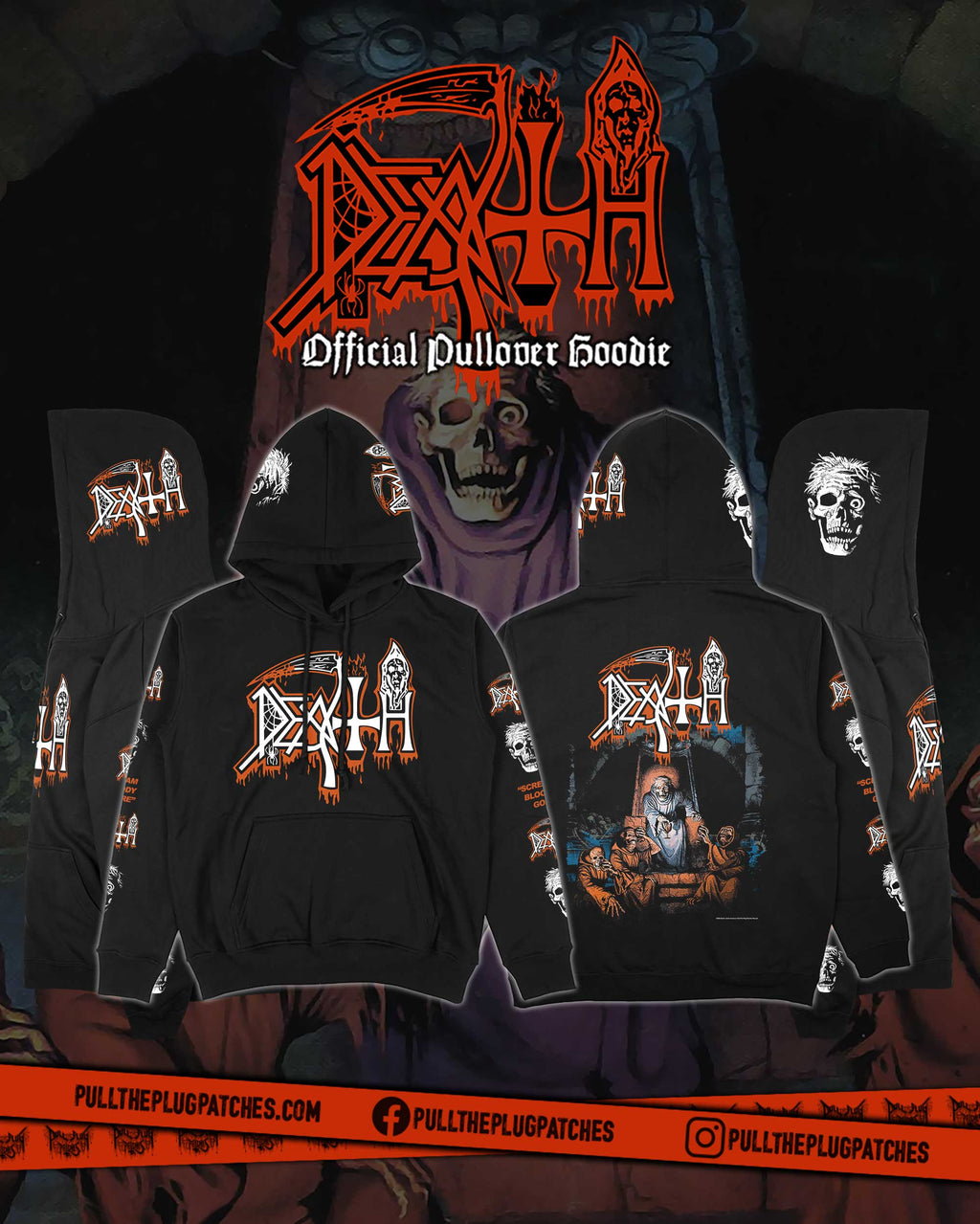 Death - Scream Bloody Gore - Deluxe Pullover Hoodie