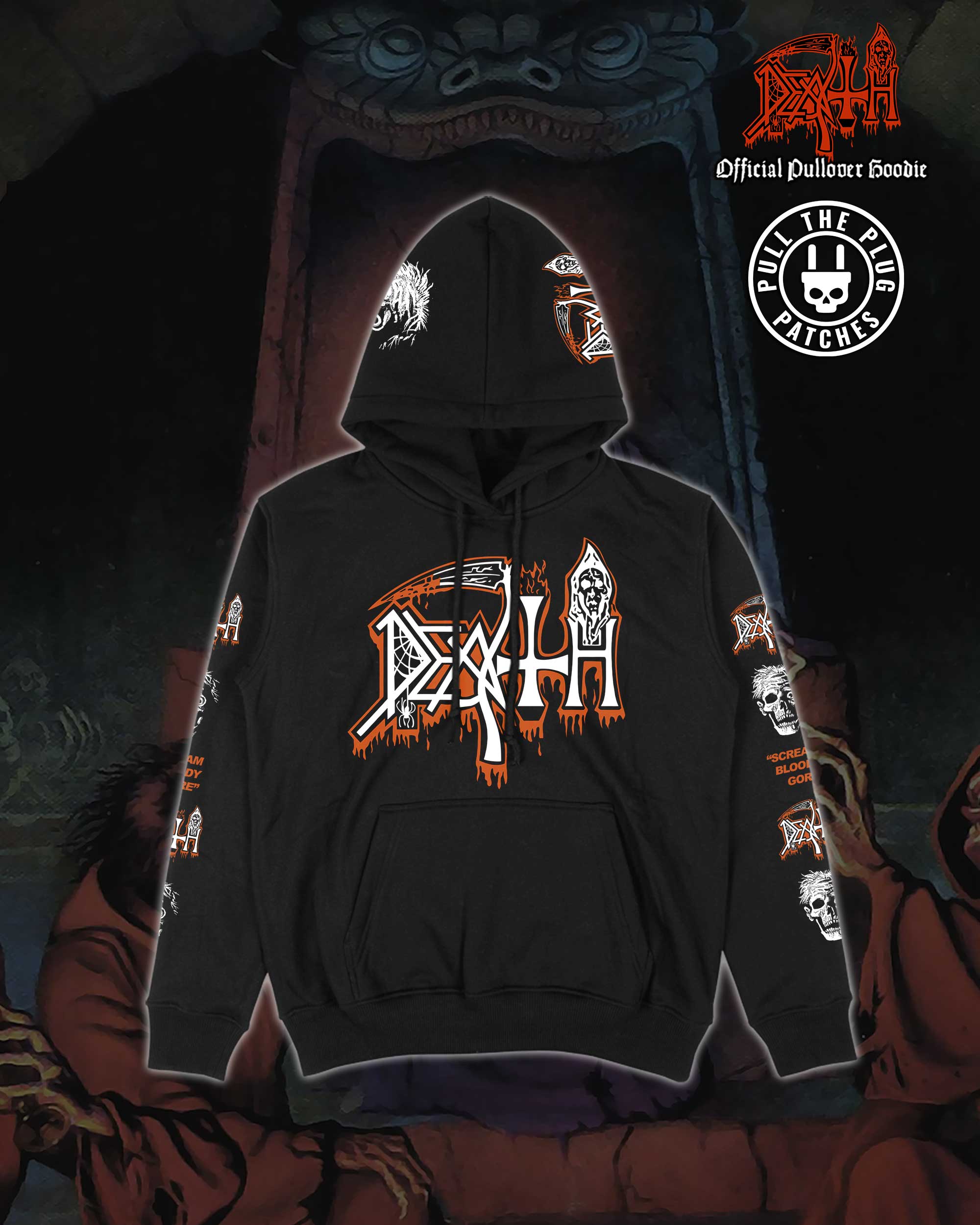 Death - Scream Bloody Gore - Deluxe Pullover Hoodie