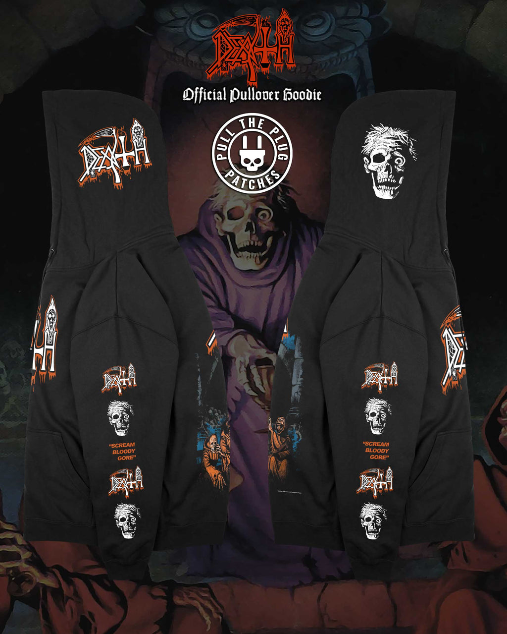Death - Scream Bloody Gore - Deluxe Pullover Hoodie