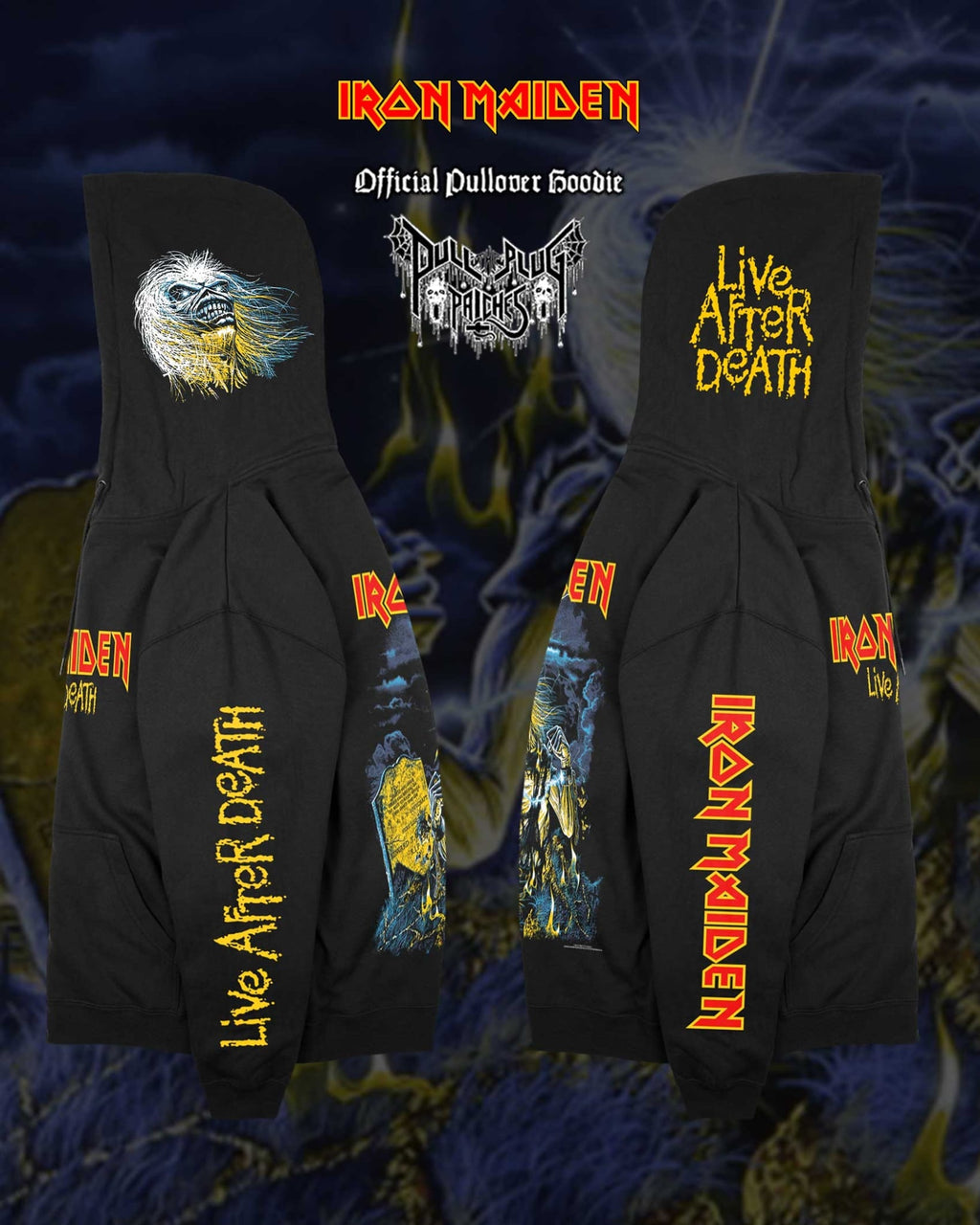 Iron Maiden - Live After Death - Deluxe Pullover Hoodie