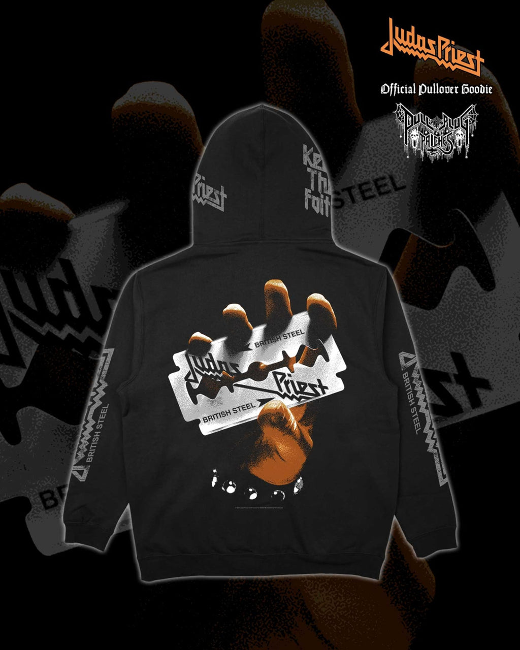 Judas Priest - British Steel - Deluxe Pullover Hoodie