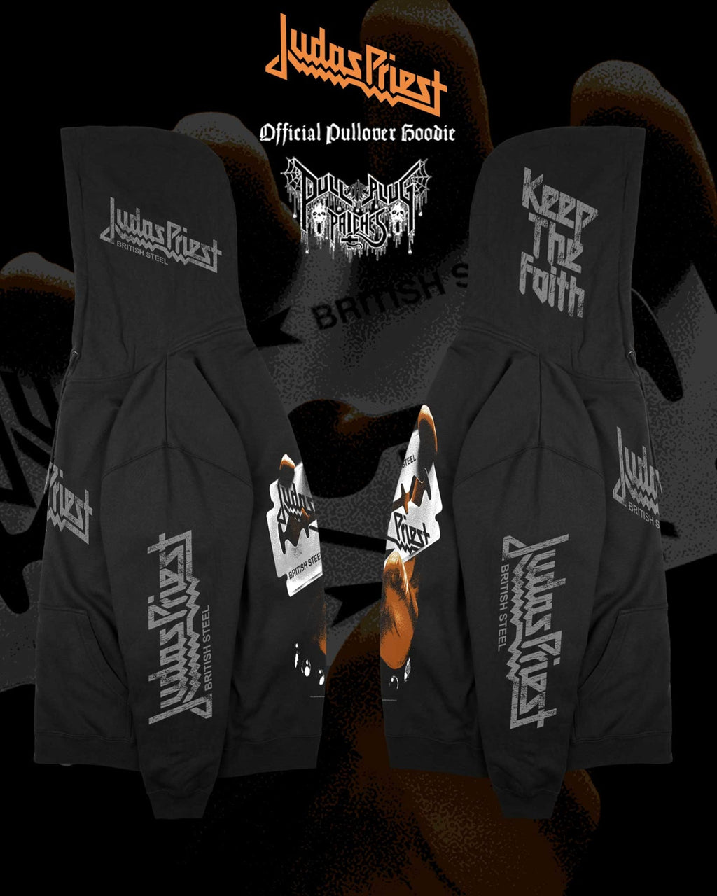 Judas Priest - British Steel - Deluxe Pullover Hoodie
