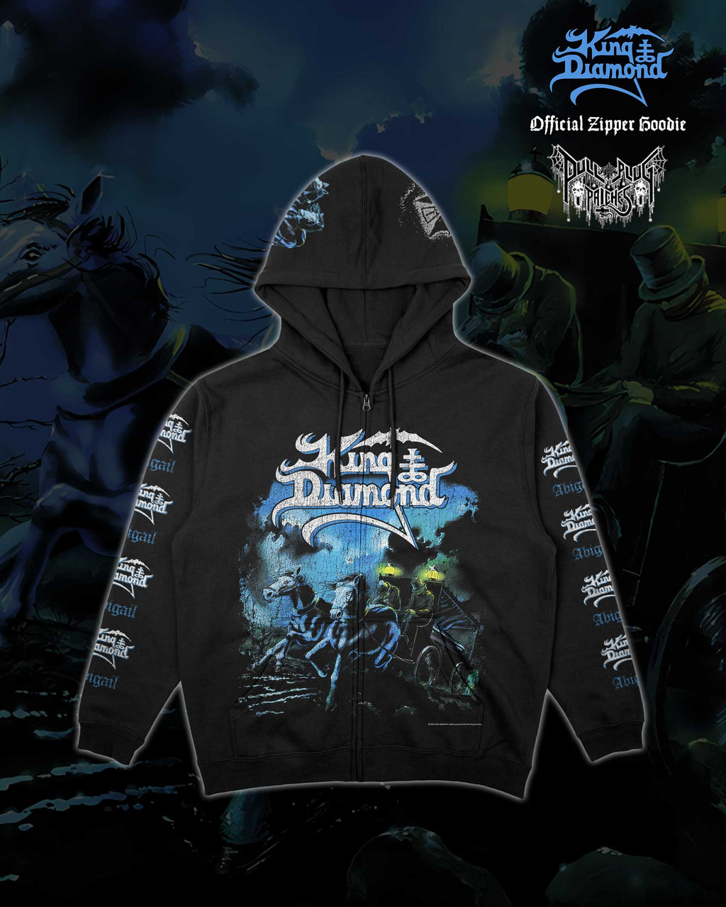 King Diamond - Abigail - Deluxe Zipper Hoodie