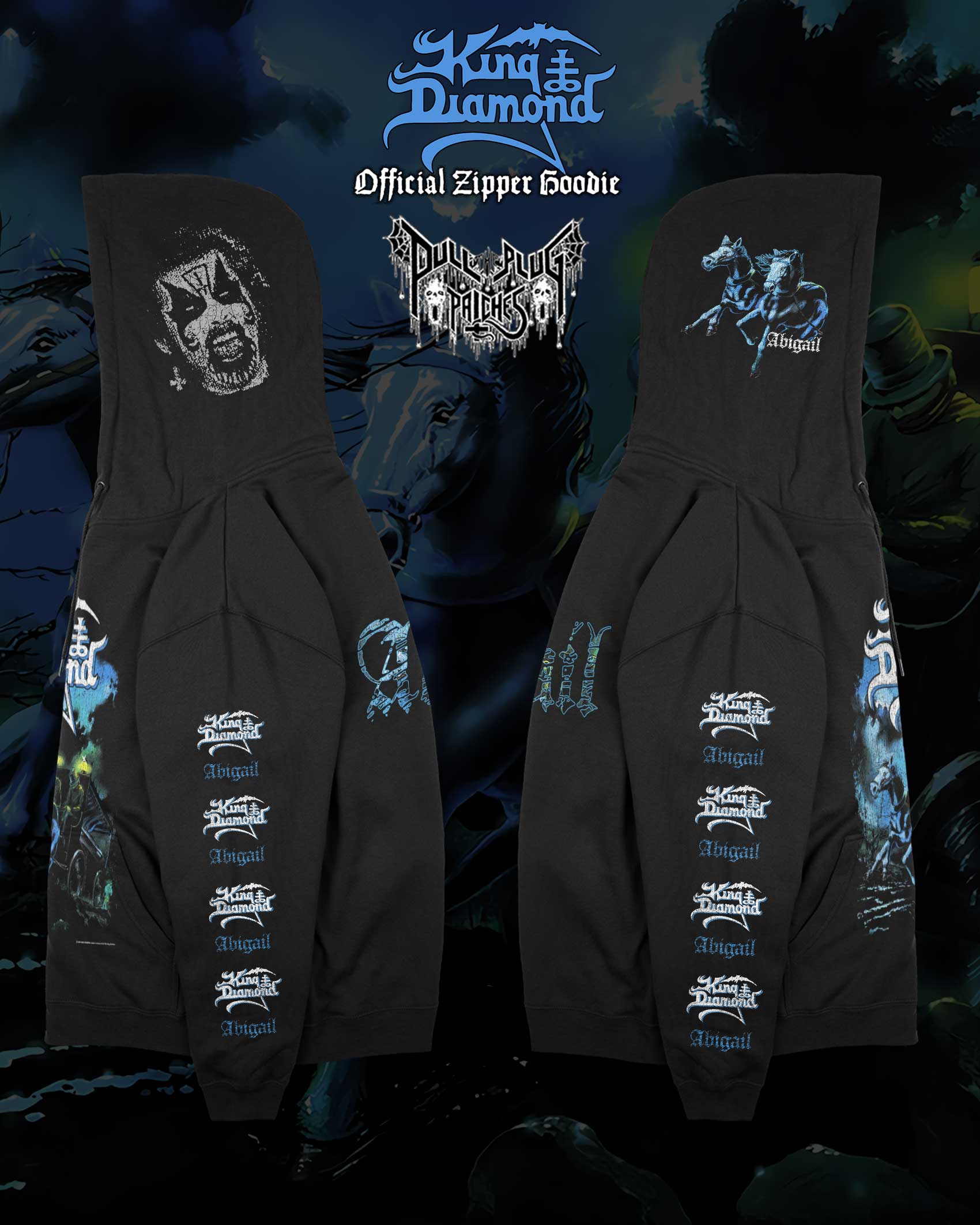 King Diamond - Abigail - Deluxe Zipper Hoodie