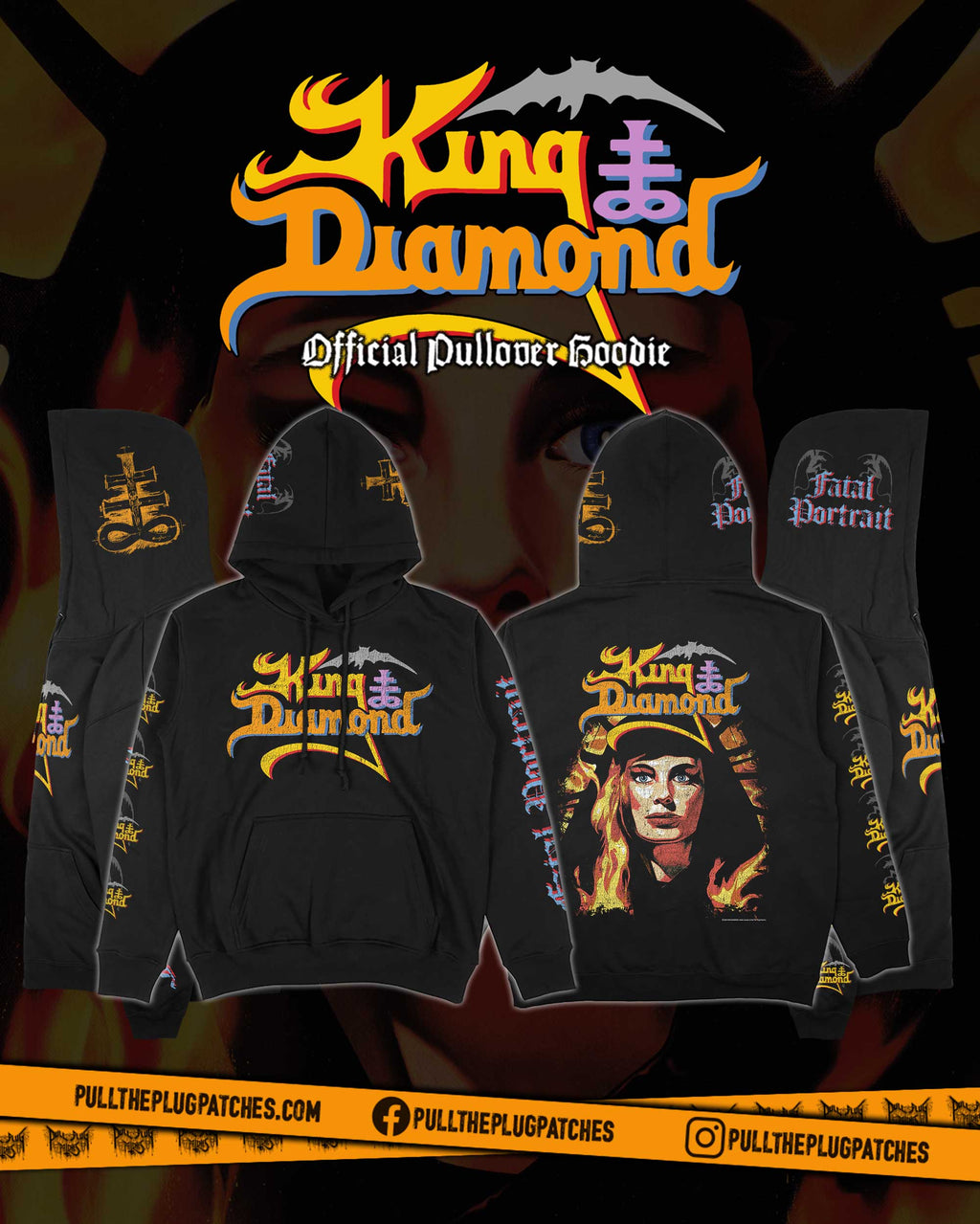 King Diamond - Fatal Portrait - Deluxe Pullover Hoodie