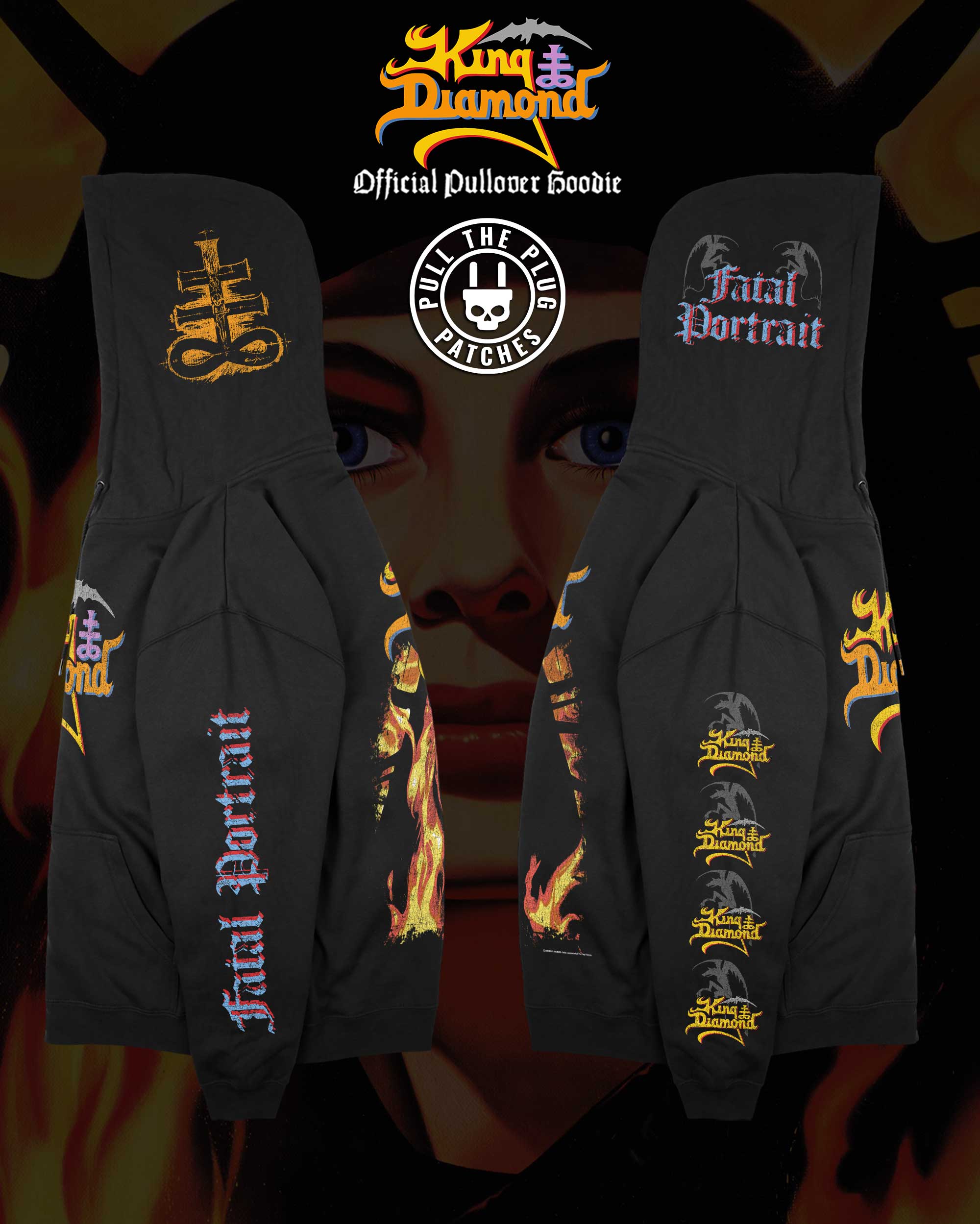 King Diamond - Fatal Portrait - Deluxe Pullover Hoodie