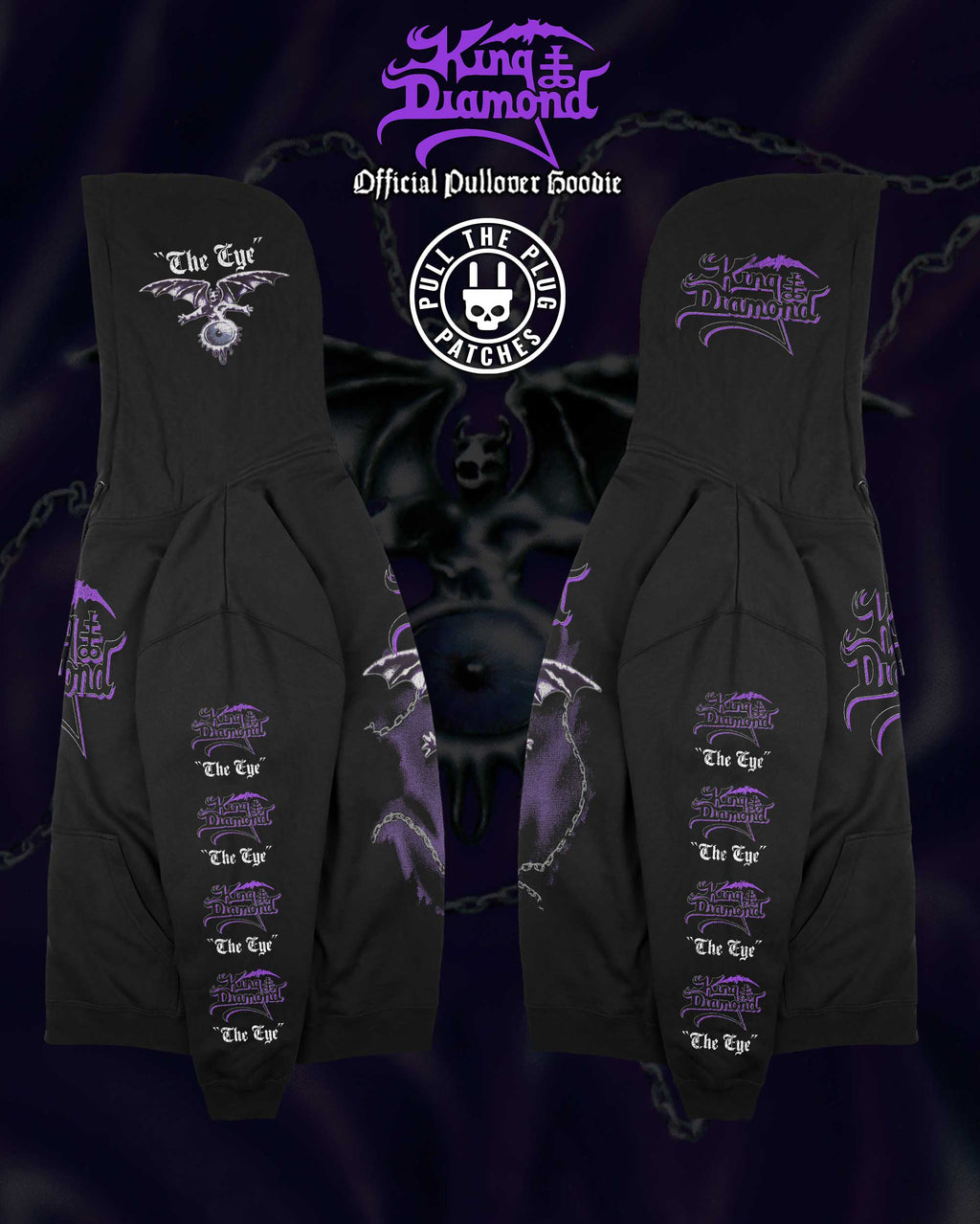 King Diamond - The Eye - Deluxe Pullover Hoodie