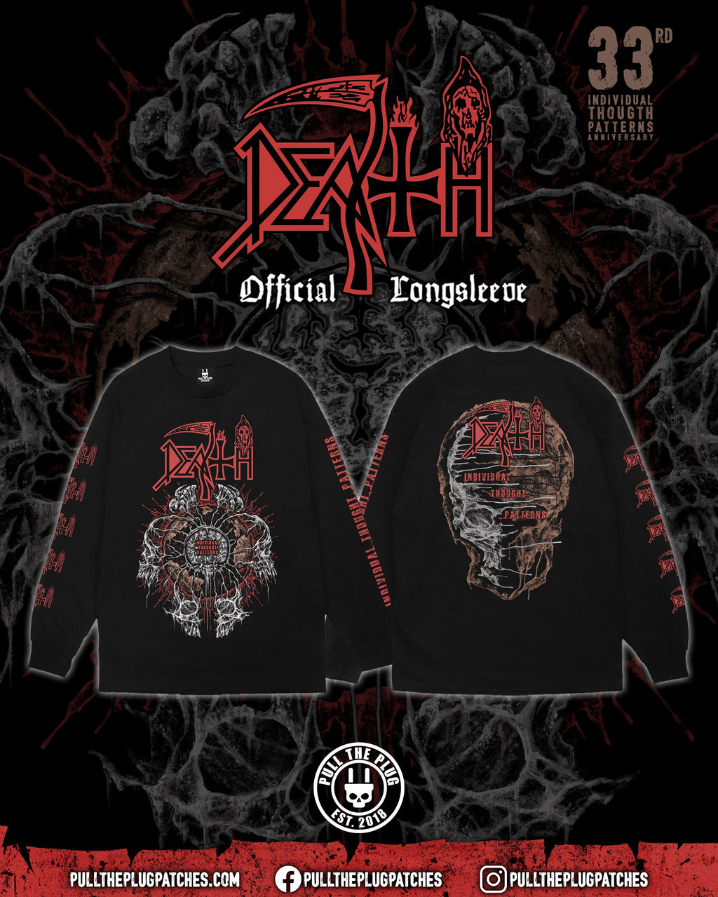 Death - Individual Thought Patterns x Exclusive Noah Cutter Meihoff Art - Longsleeve Shirt