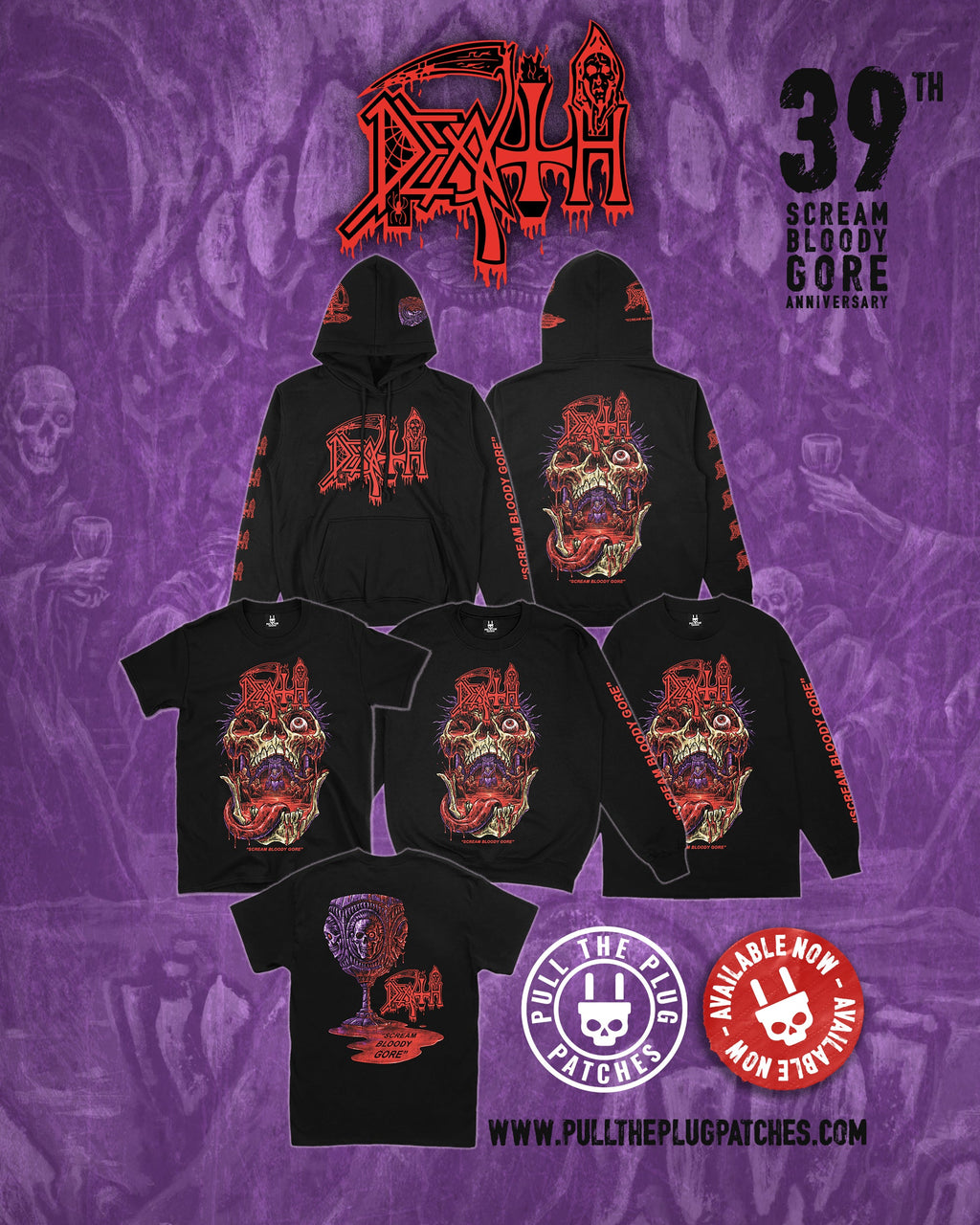 Death - Scream Bloody Gore x Exclusive Noah Cutter Meihoff Art - Longsleeve Shirt