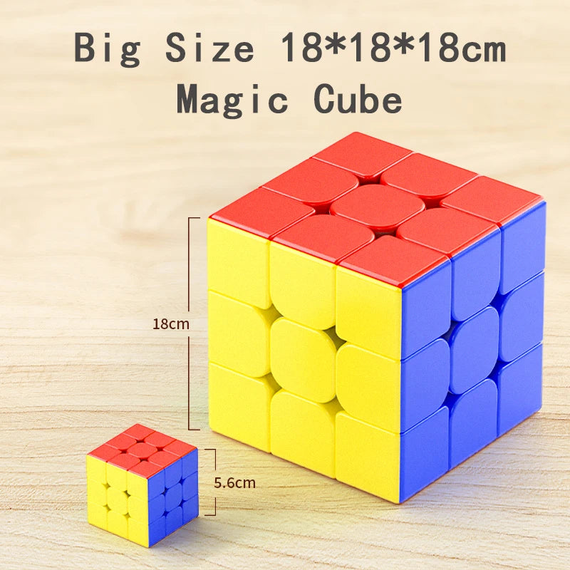 Big Size Magic Cube 18x18x18cm  Super Big 3x3 Magic Cubes 3x3x3 Magic Cubes Professional Speed Cube Toys For Kids