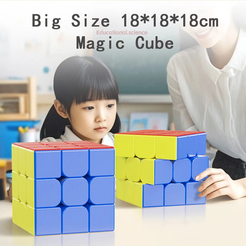 Big Size Magic Cube 18x18x18cm  Super Big 3x3 Magic Cubes 3x3x3 Magic Cubes Professional Speed Cube Toys For Kids