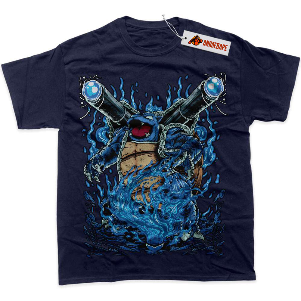 Blastoise Pokemon Anime Graphic T-Shirt for Fans and Collectors