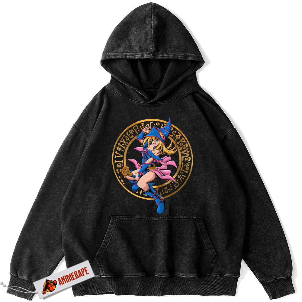 Yu-Gi-Oh! Dark Magician Girl Vintage Anime Hoodie Dark