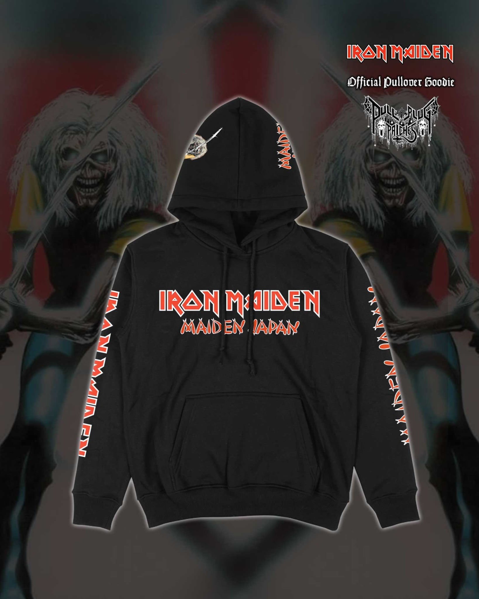 Iron Maiden - Maiden Japan - Deluxe Pullover Hoodie