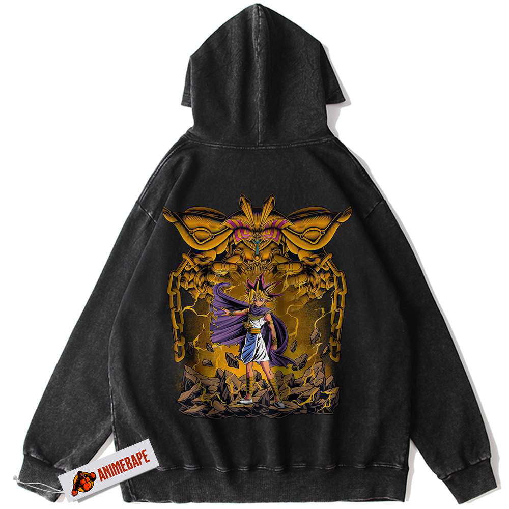 Yugi Muto Exodia Hoodie, Anime Vintage Hoodie for Fans