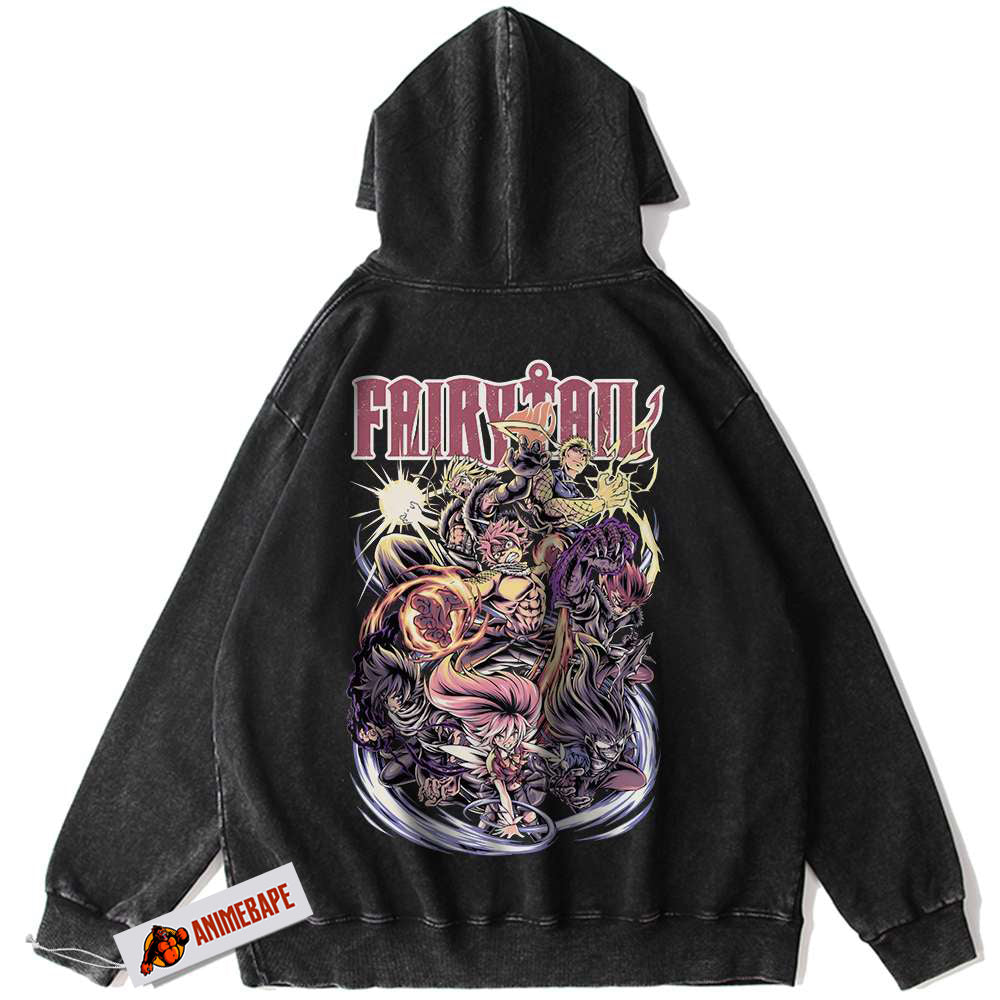 Vintage Fairy Tail Anime Hoodie for Fans - Stylish Comfort Hoodie