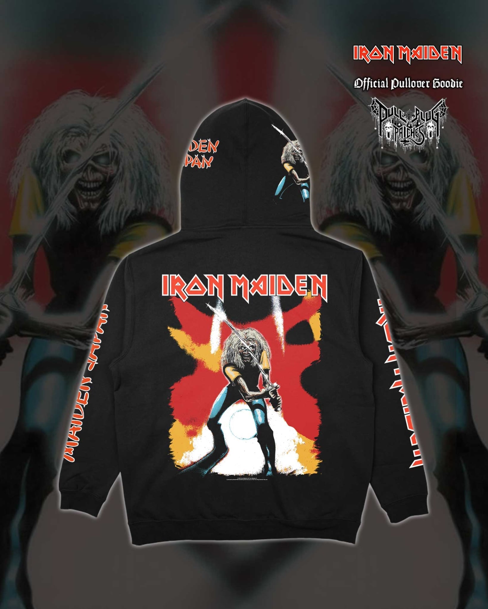 Iron Maiden - Maiden Japan - Deluxe Pullover Hoodie