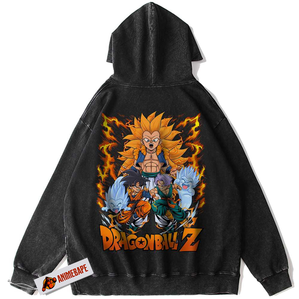 Gotenks Dragon Ball Z Hoodie, Vintage Anime Hoodie, DBZ Hoodie