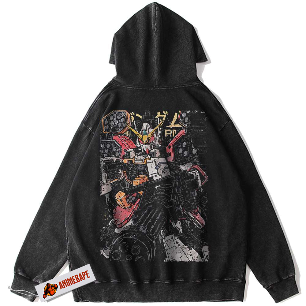 Vintage Anime Gundam Hoodie for Fans and Collectors
