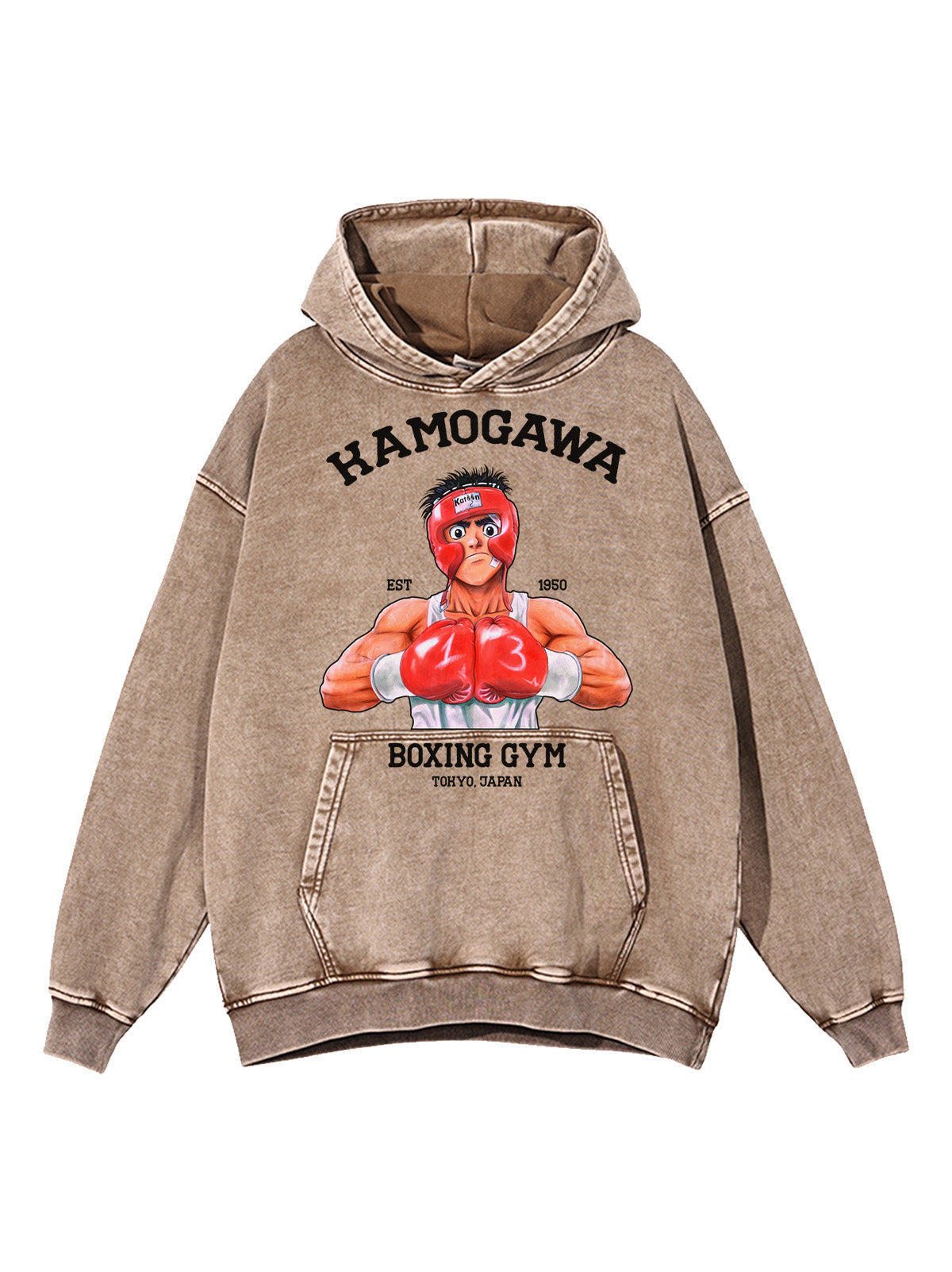 Hajime No Ippo Anime Graphic Vintage Hoodie Sweatshirt