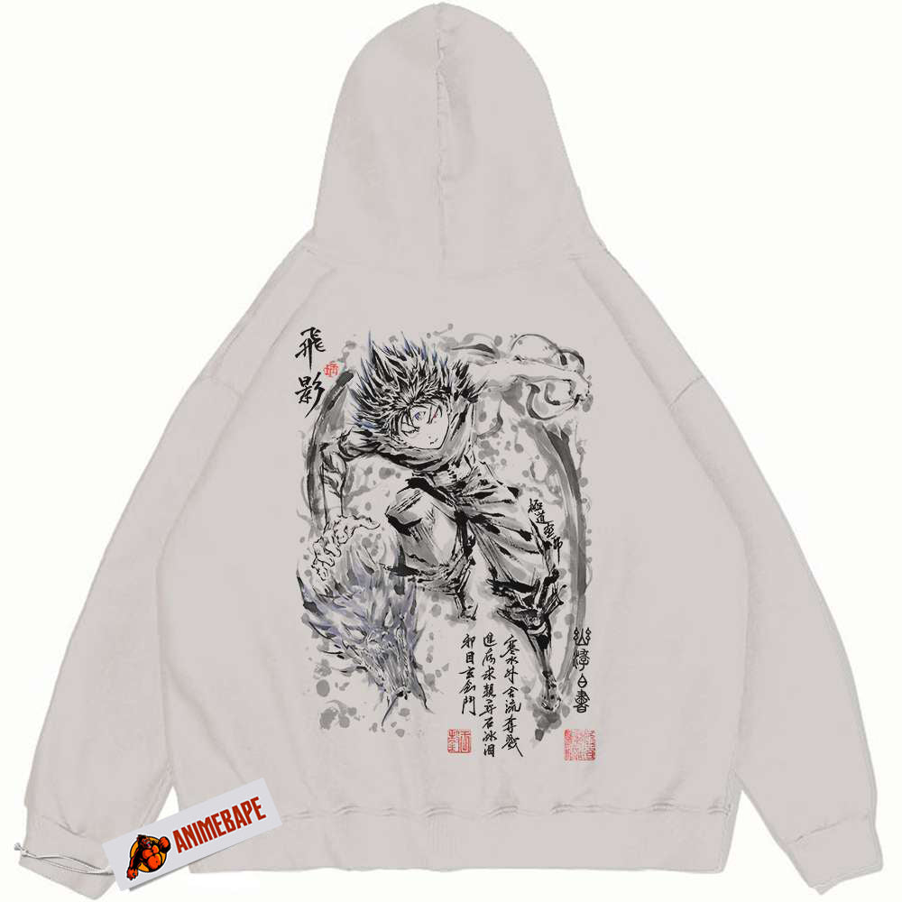 Hiei YuYu Hakusho Vintage Anime Hoodie for Fans and Collectors