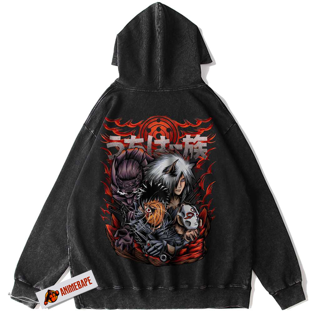 Obito Uchiha Villain Hoodie, Naruto Vintage Hoodie, Anime Hoodie Outfit