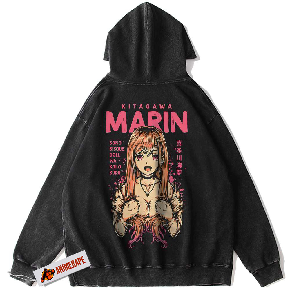 Marin Kitagawa Anime Hoodie, My Dress-Up Darling Vintage Hoodie