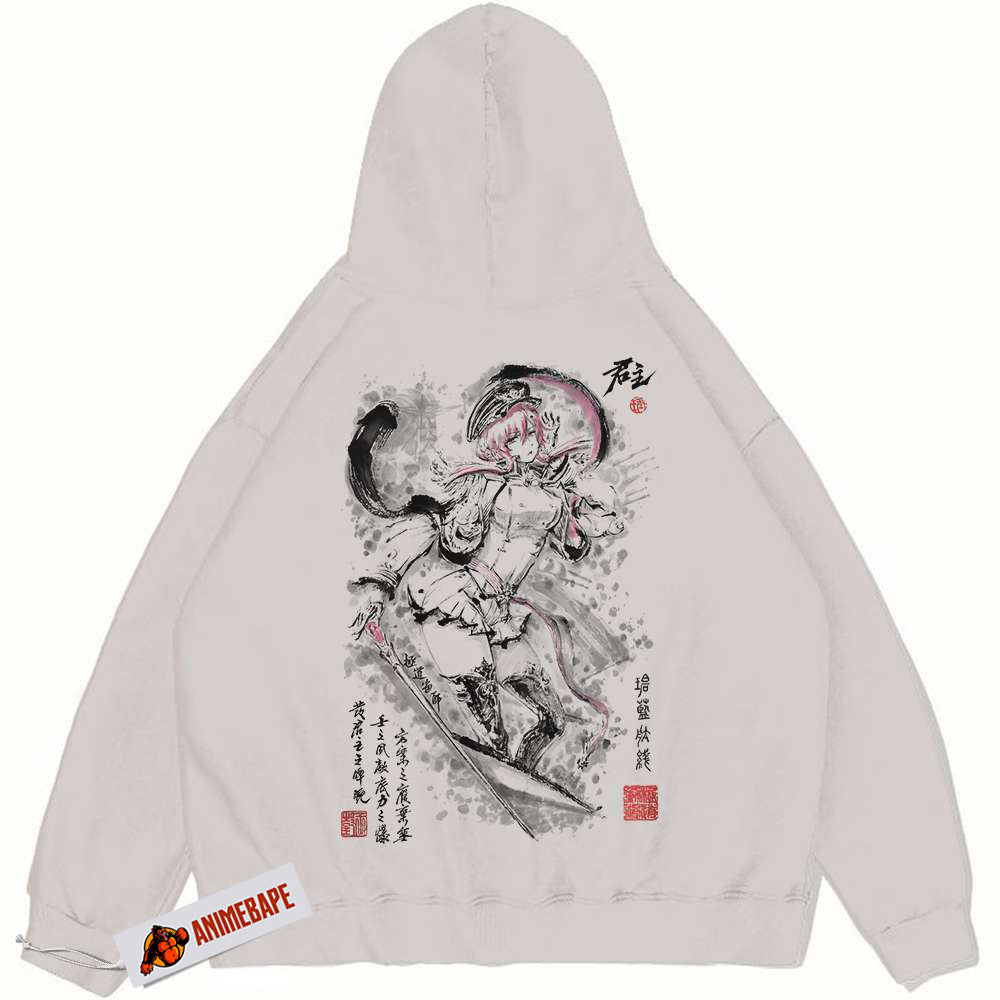 Azur Lane Vintage Hoodie, Game-Themed Monarch Hoodie