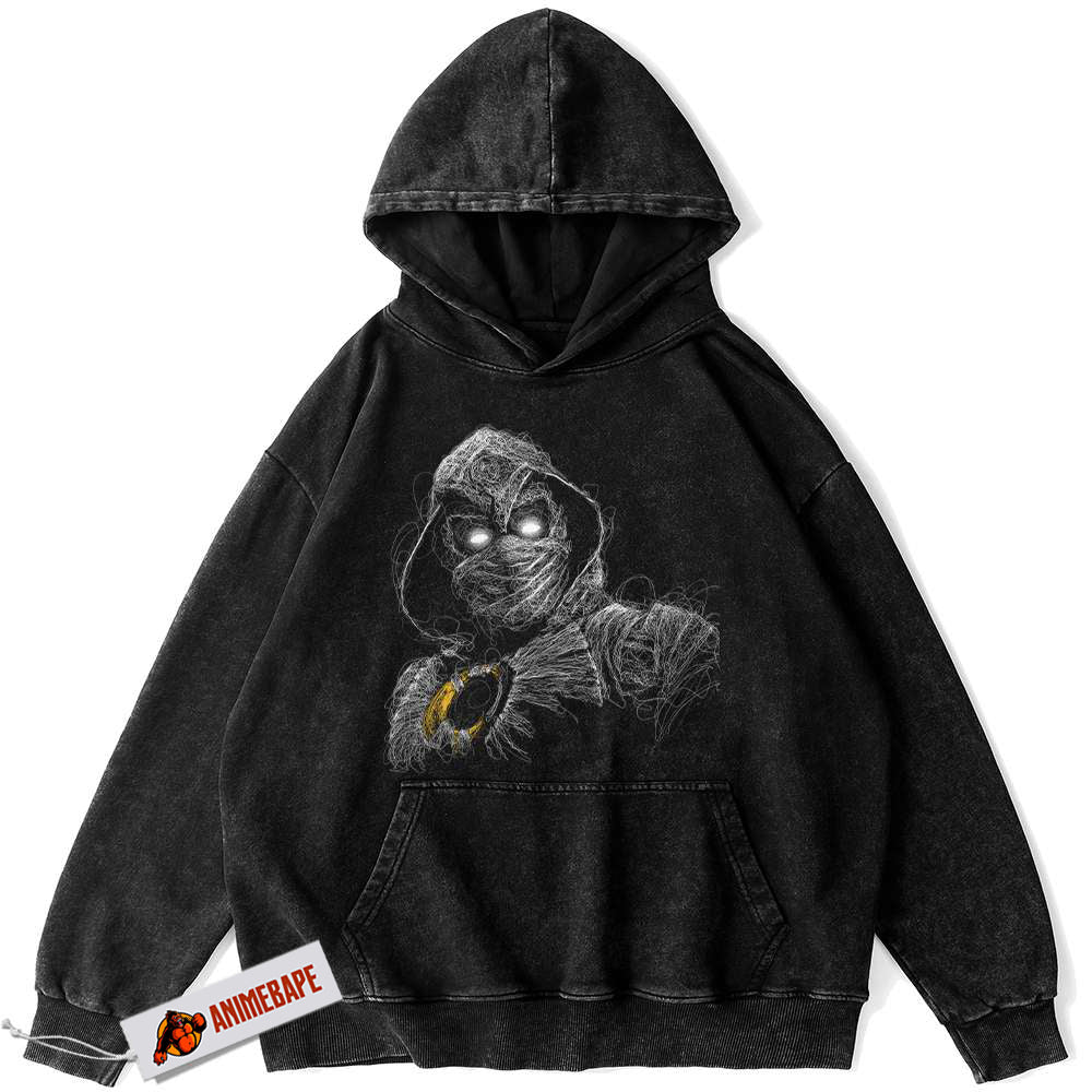 Moon Knight Vintage Hoodie | Marvel Comics Apparel for Fans