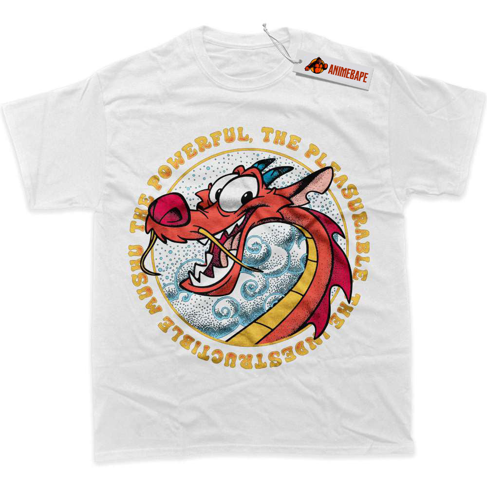 Mulan Mushu Disney Animated Graphic T-Shirt for Fans and Collectors