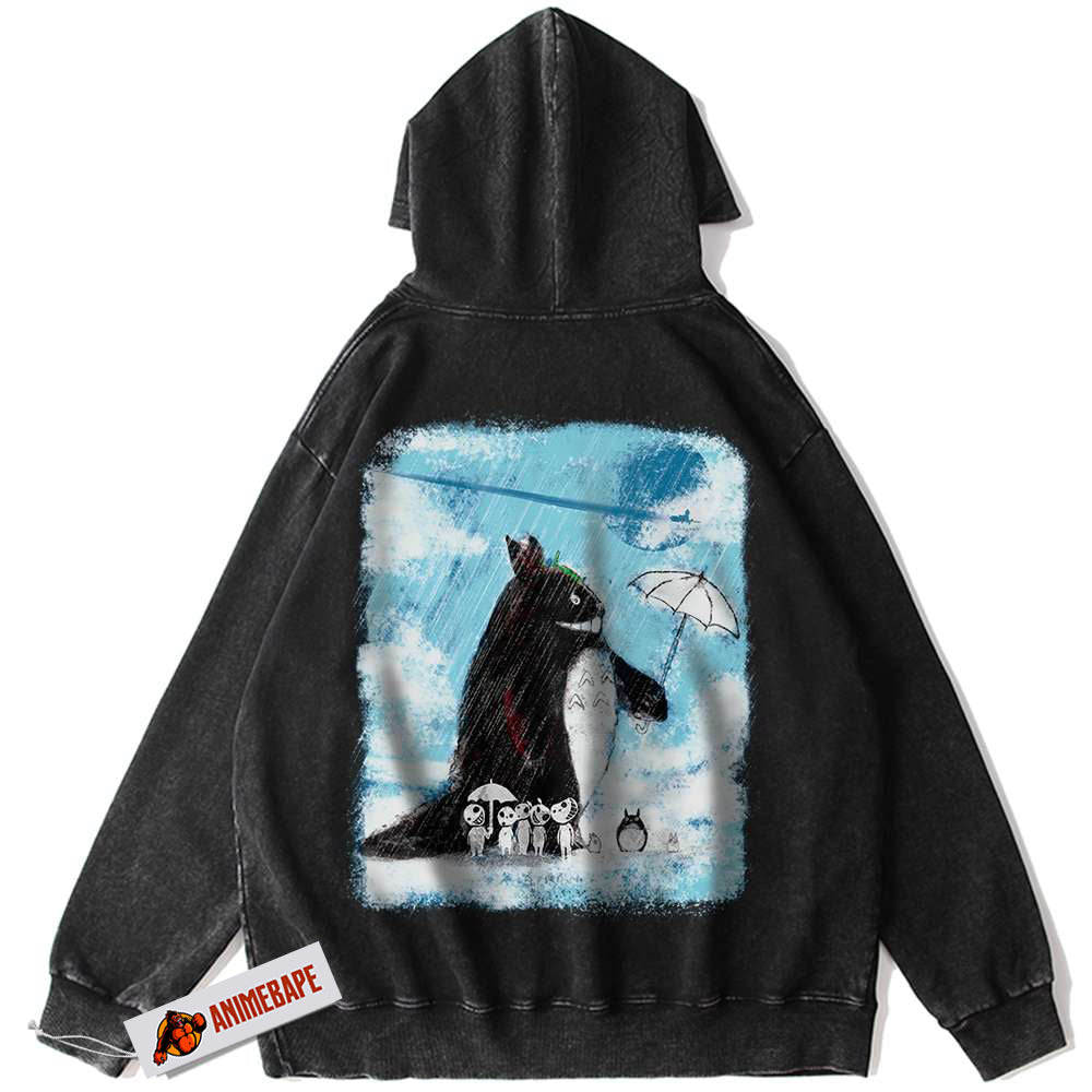 Studio Ghibli My Neighbor Totoro Vintage Anime Hoodie