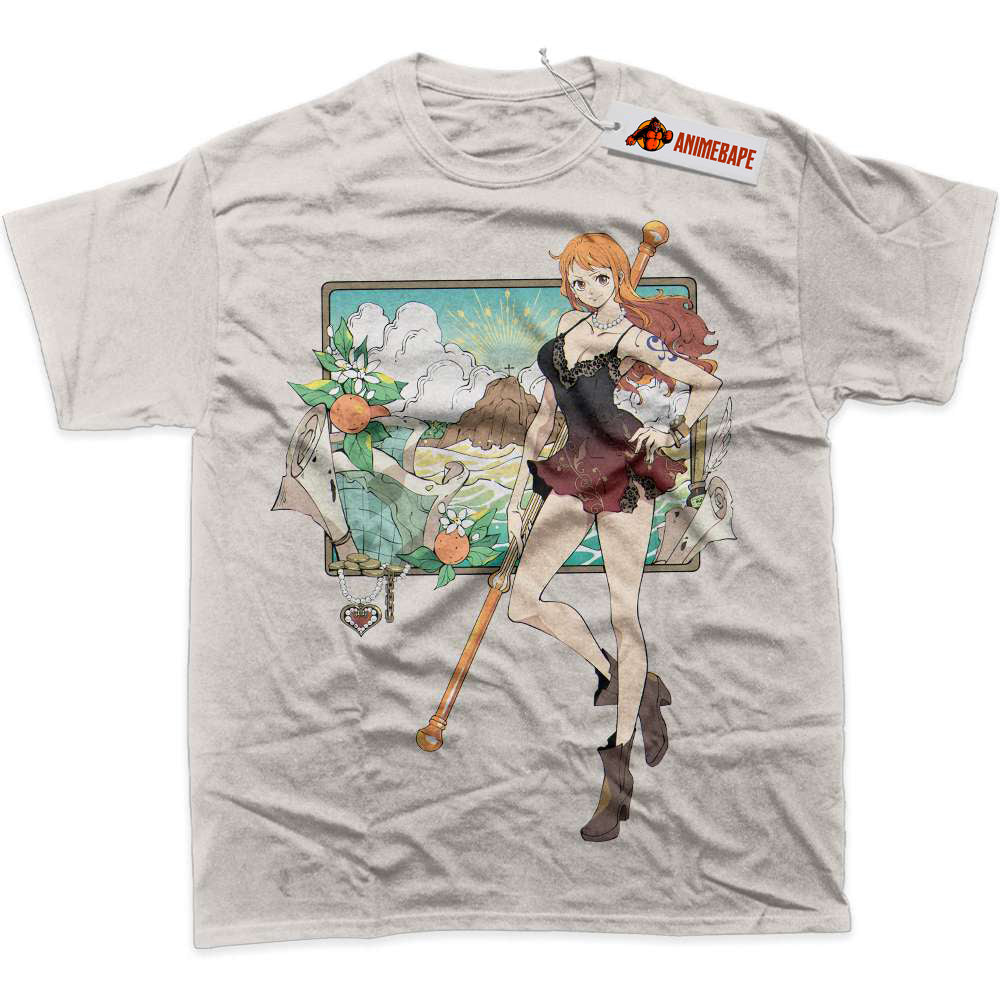 Nami One Piece Anime Graphic T-Shirt for Fans Nami
