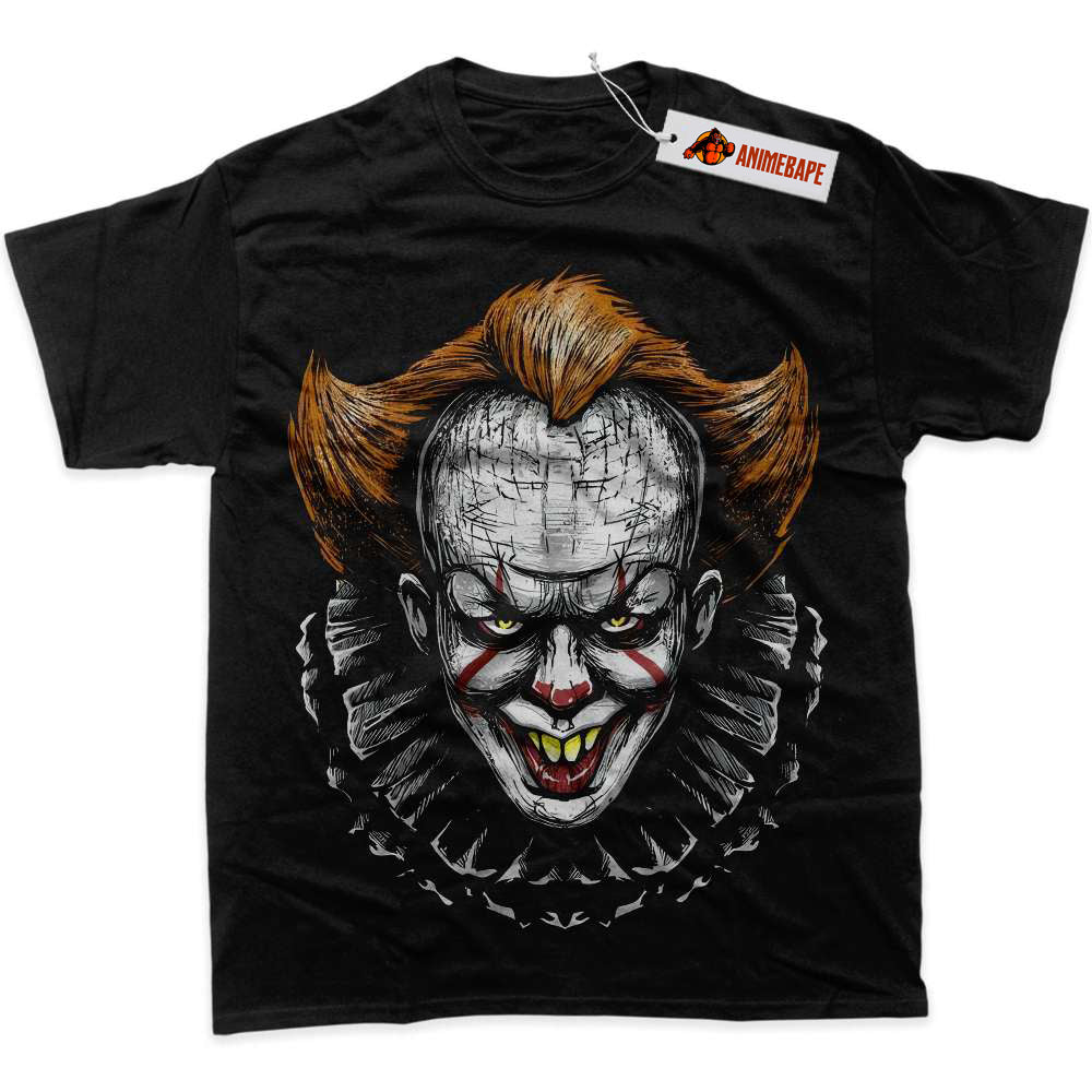 Pennywise IT Horror Halloween Graphic T-Shirt for Fans