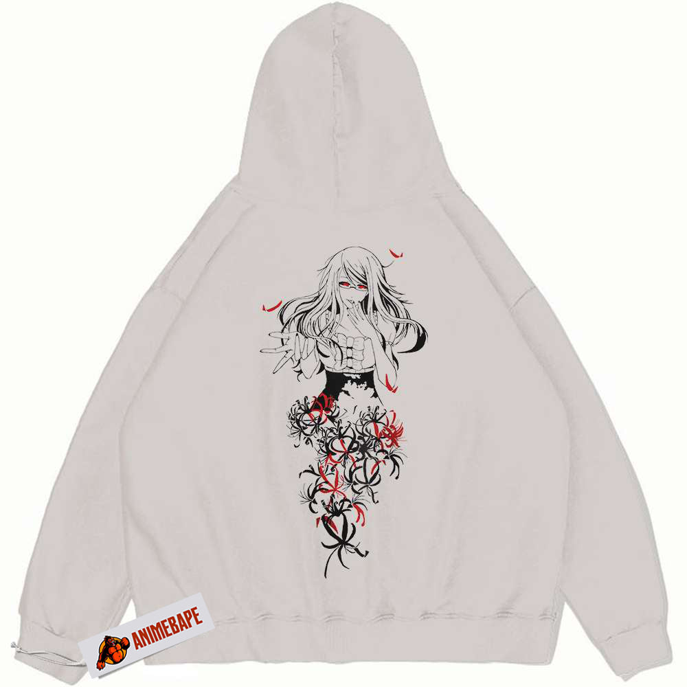 Tokyo Ghoul Rize Kamishiro Vintage Anime Hoodie for Men and Women