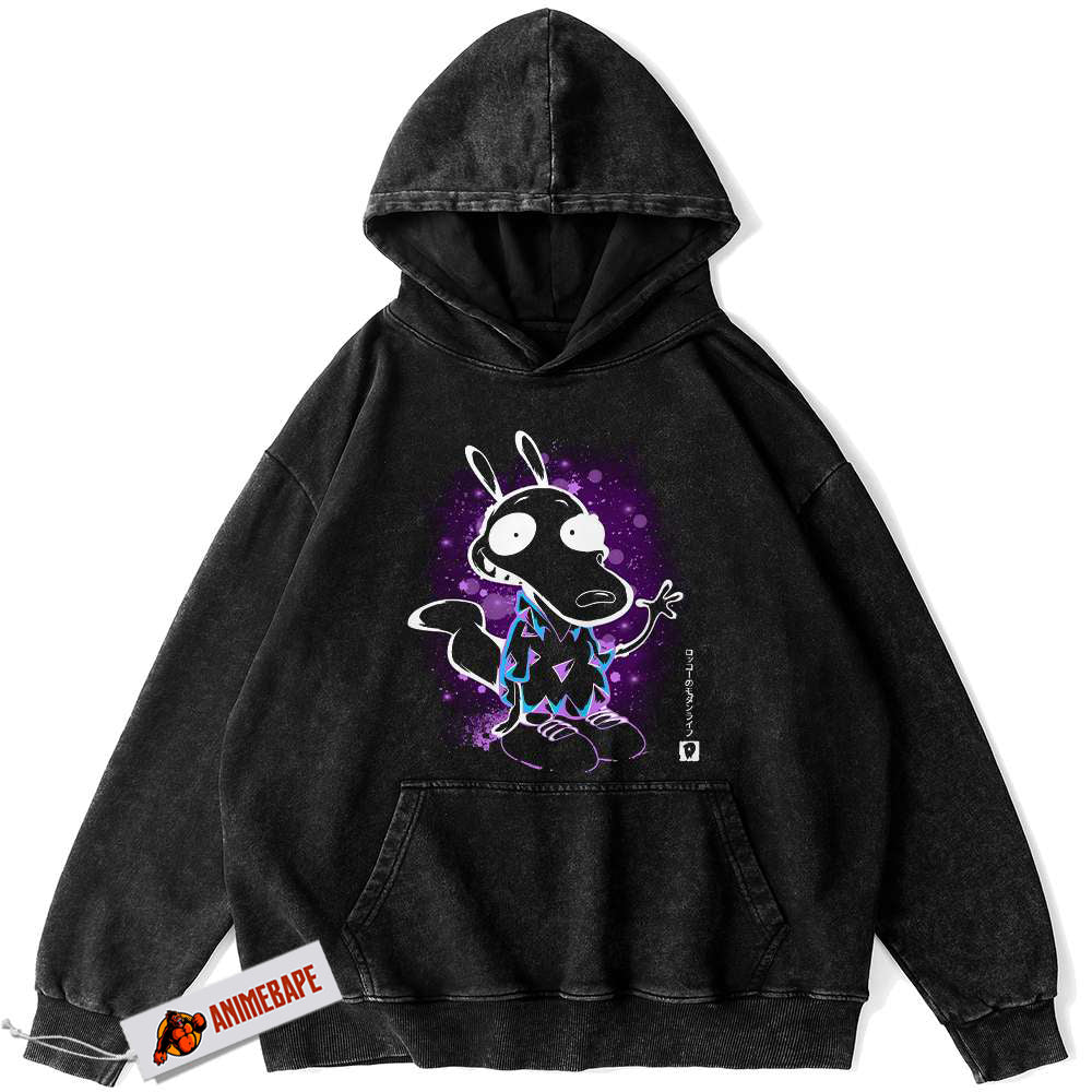 Rockos Modern Life Vintage Animated Hoodie for Fans and Collectors