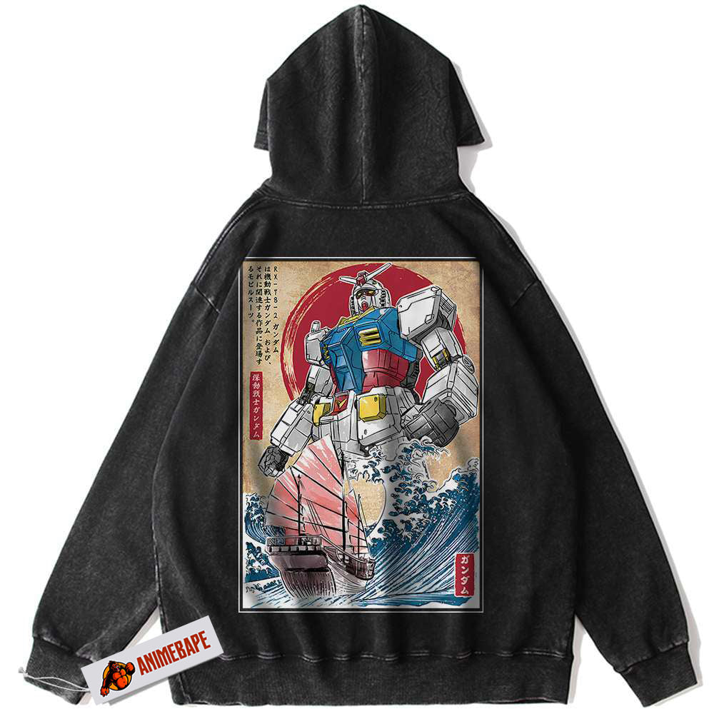 Gundam RX-78-2 Vintage Anime Hoodie for Fans and Collectors