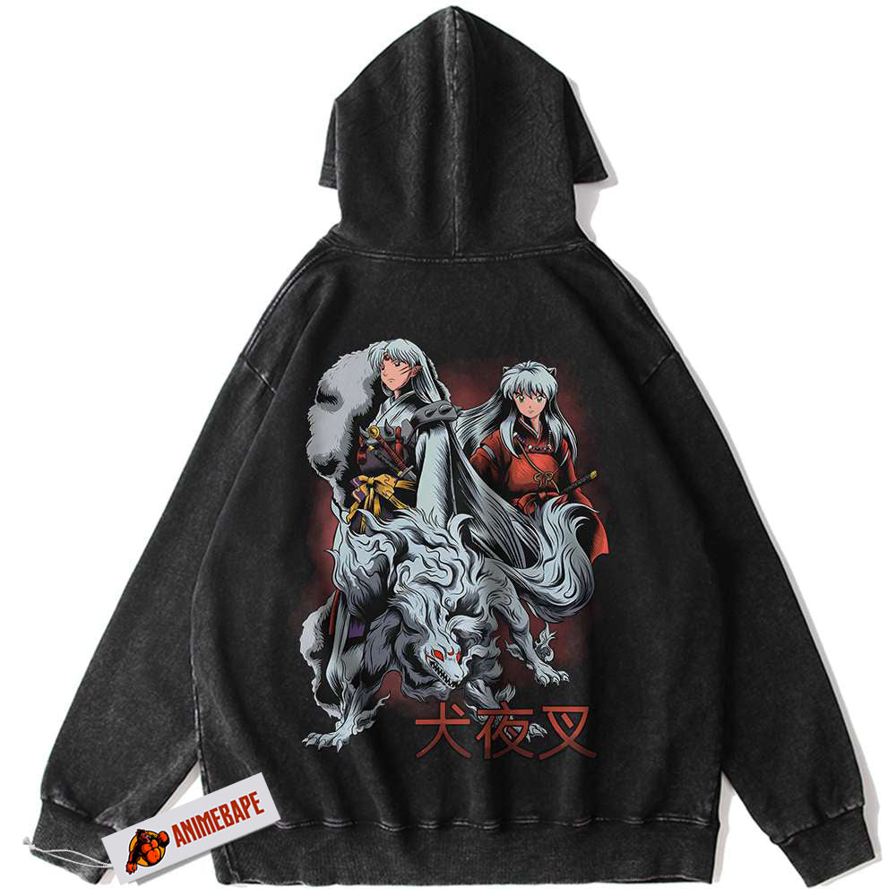 Sesshomaru Inuyasha Vintage Anime Hoodie for Fans Sesshomaru