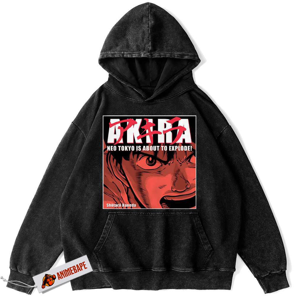 Shotaro Kaneda Akira Anime Vintage Hoodie for Fans