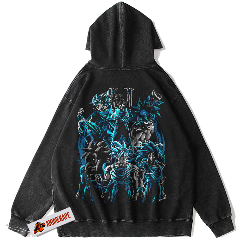 Dragon Ball Z Son Goku Vintage Hoodie for Anime Fans