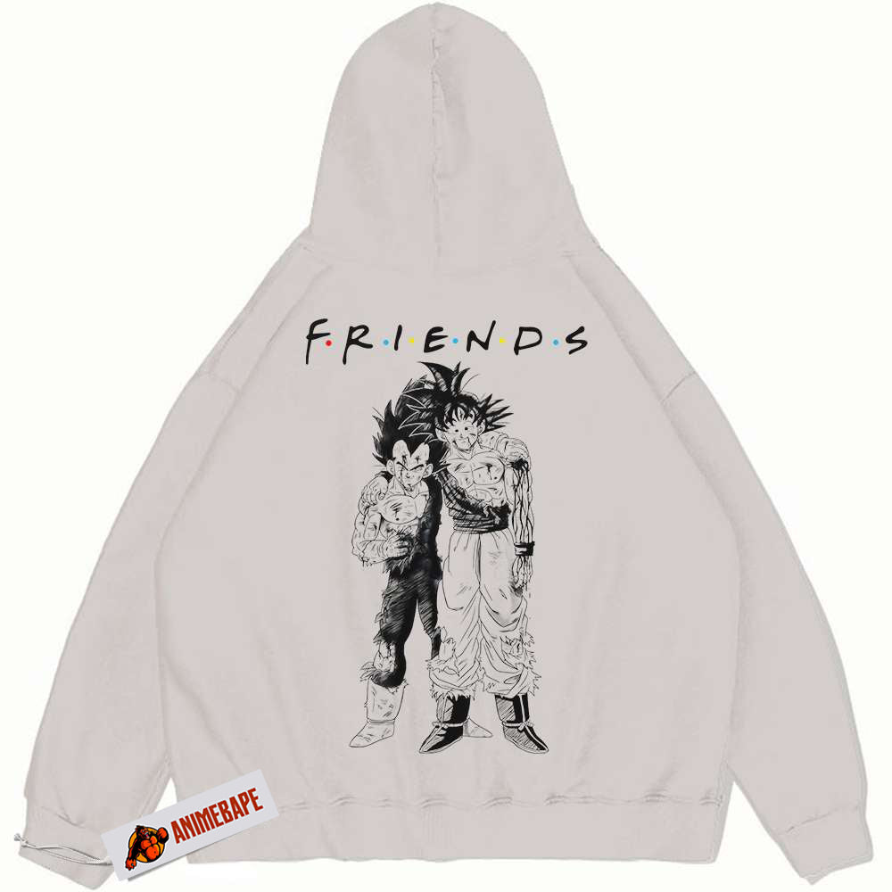 Dragon Ball Z Hoodie, Anime Hoodie, Vintage Son Goku Vegeta Hoodie