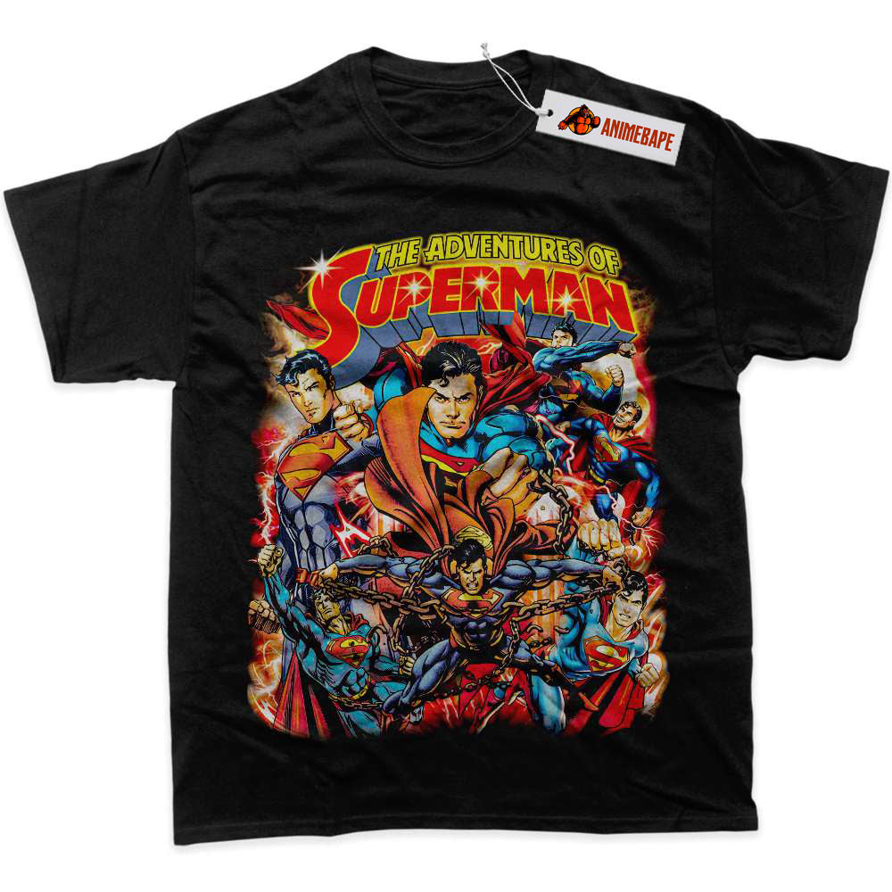 Superman Graphic T-Shirt for Men, DC Comics Apparel