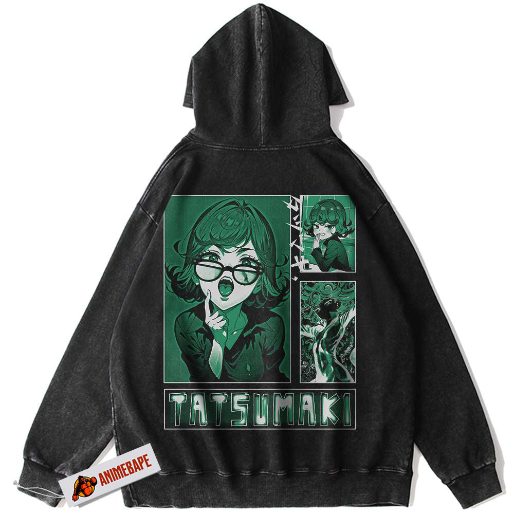 One Punch Man Tatsumaki Vintage Anime Hoodie - Unisex Hoodie