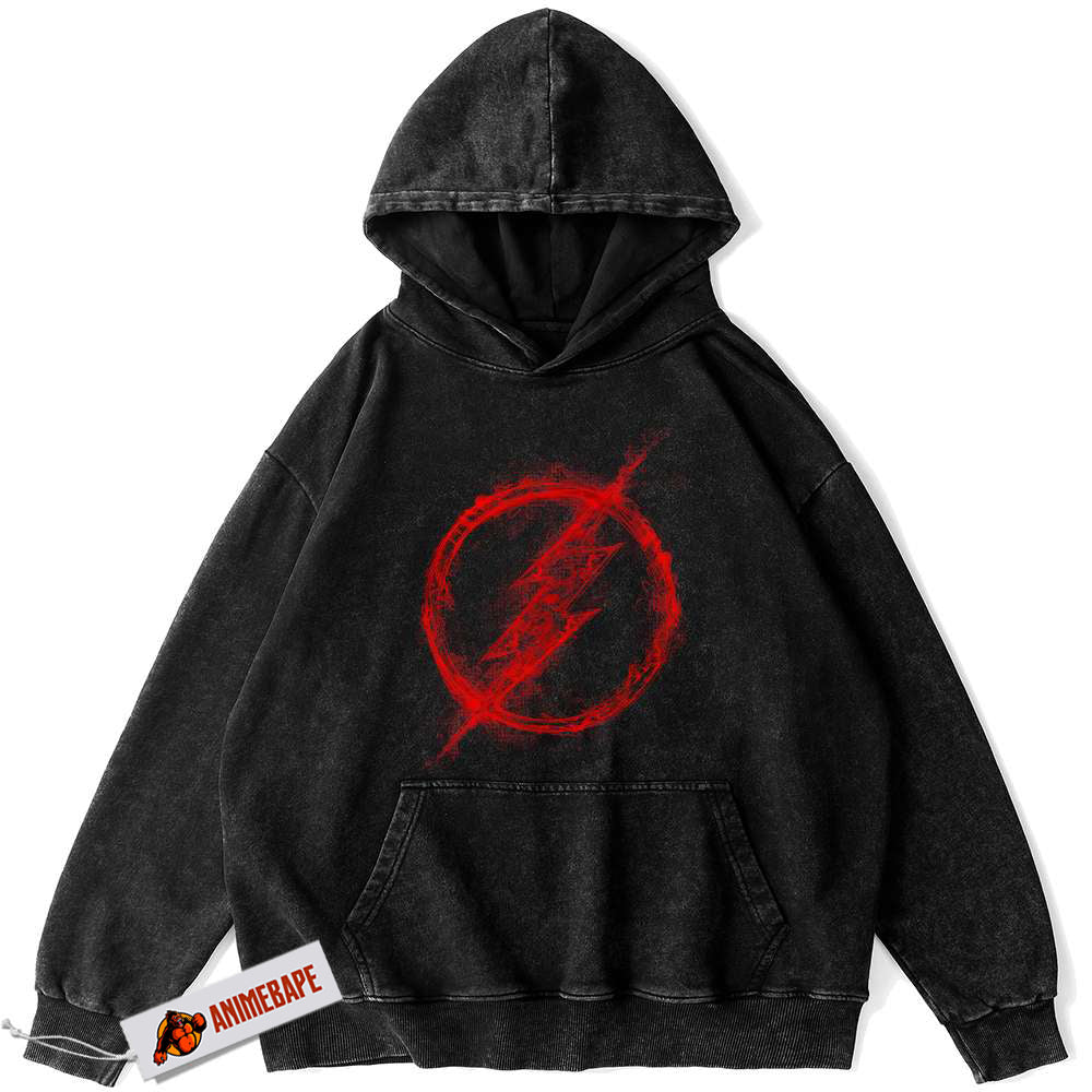 DC Comics The Flash Vintage Hoodie for Men and Women