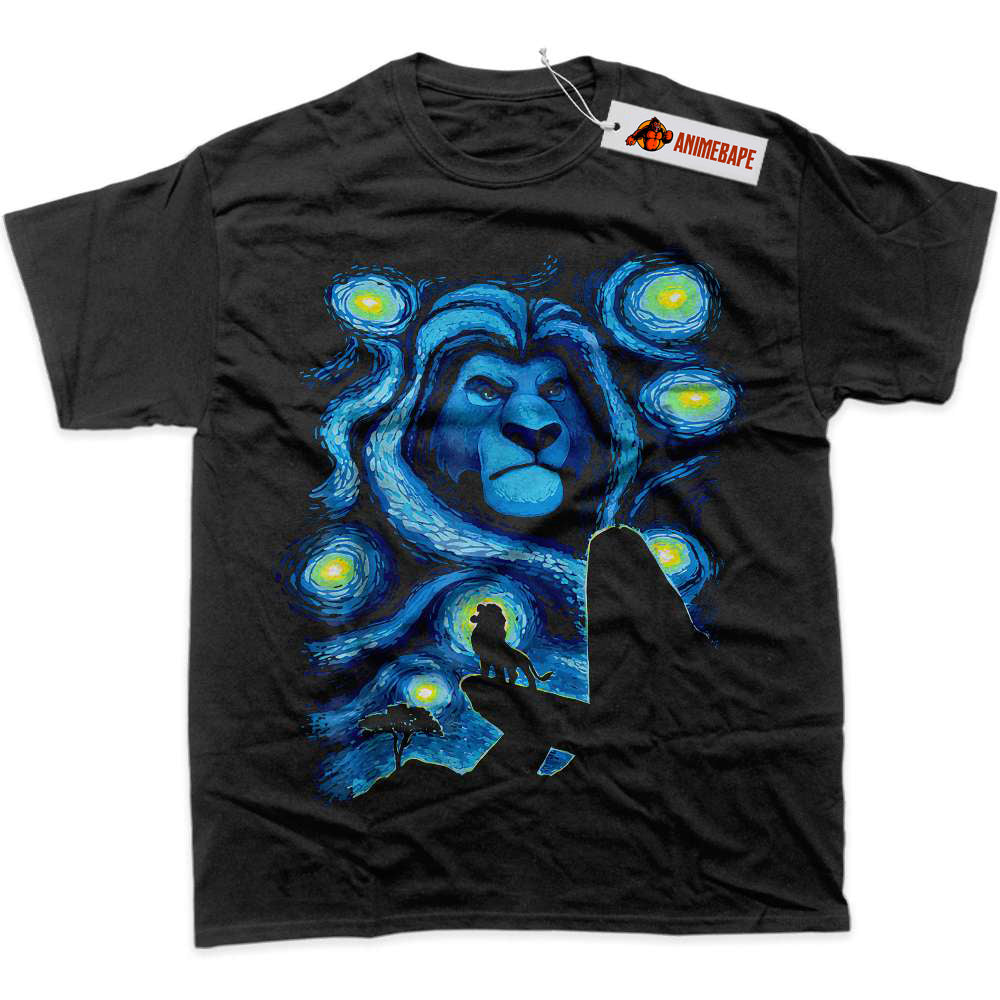 Lion King Animated Graphic T-Shirt for Kids and Adults